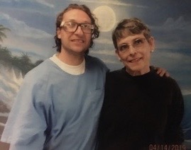 Travis and me - before his haircut